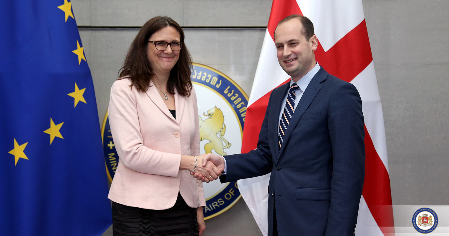 Commissioner Cecilia Malmstrӧm visits Georgia on 21 March 2016