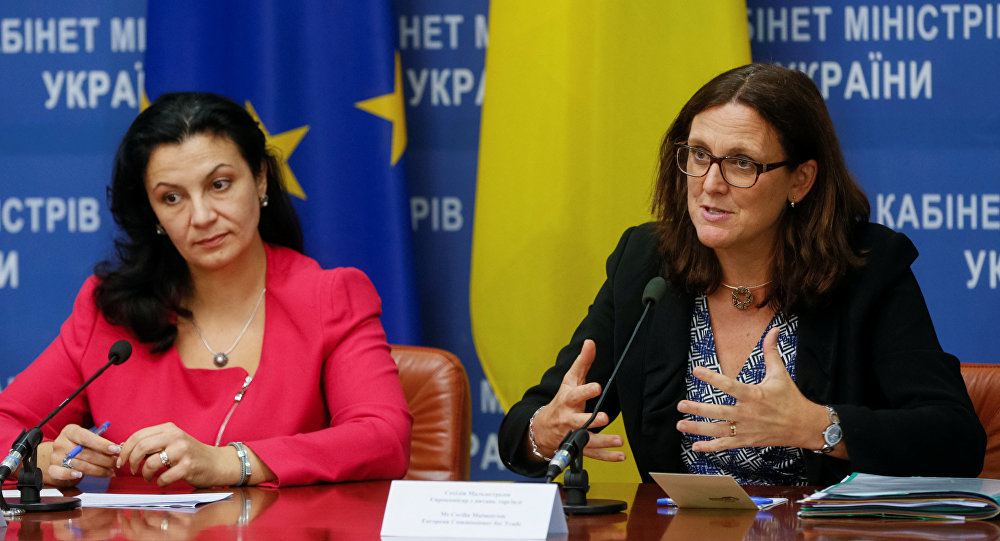 Commissioner Malmström visits Kyiv on 2909 and presents EC proposal on additional trade preferences for UA